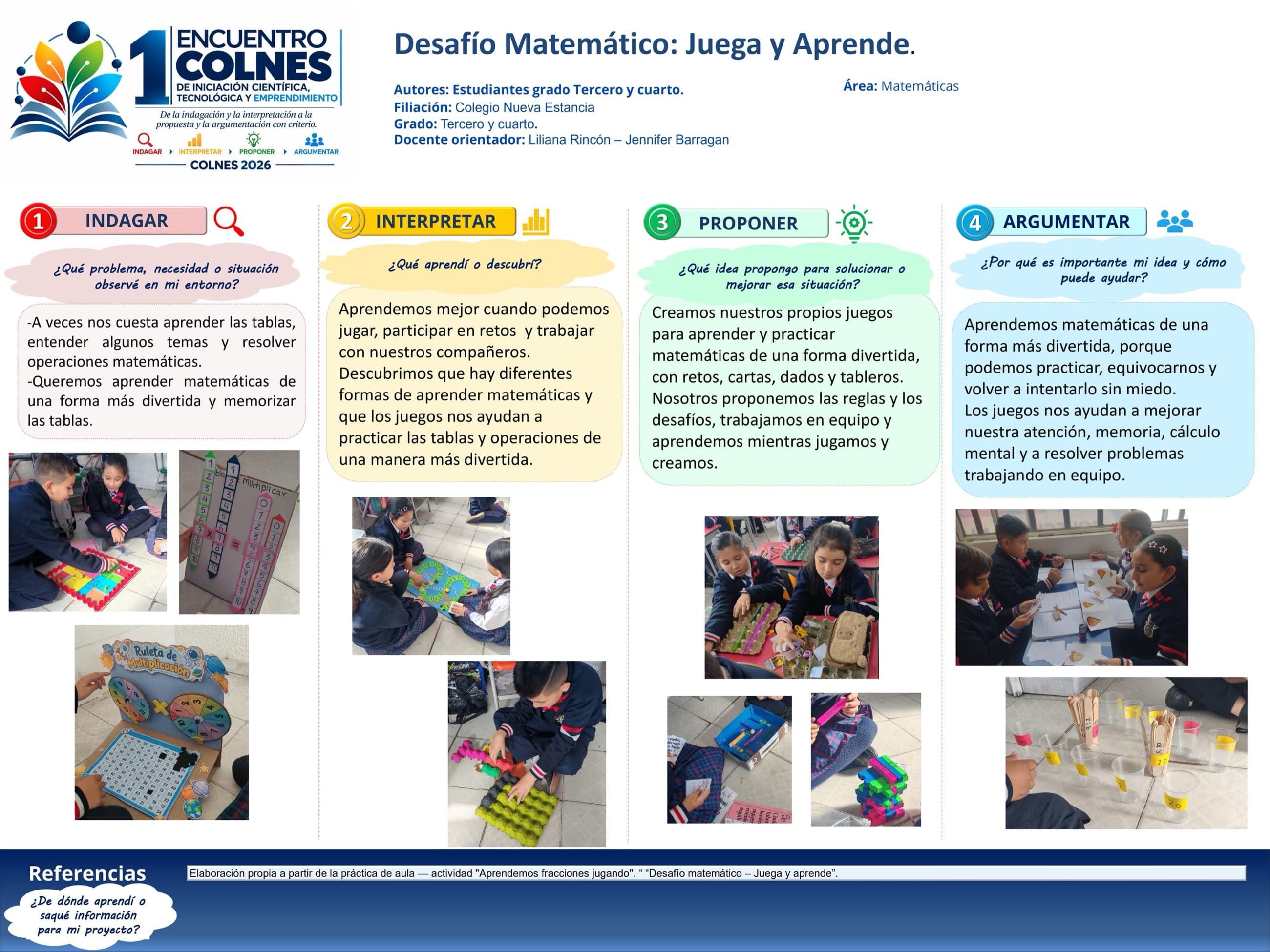 Memoria del proyecto Desafío Matemático: Juega y Aprende